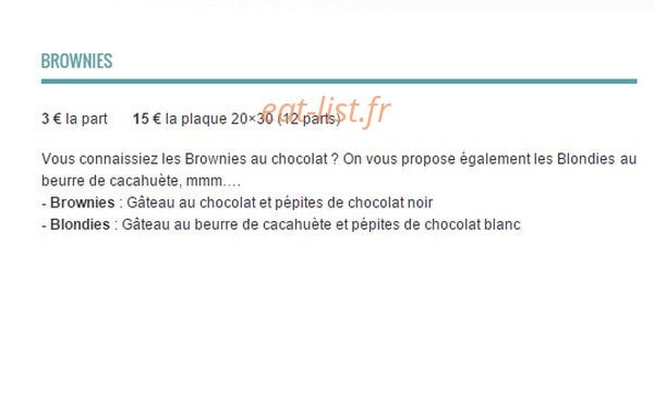 Little petits gateaux — carte page 8