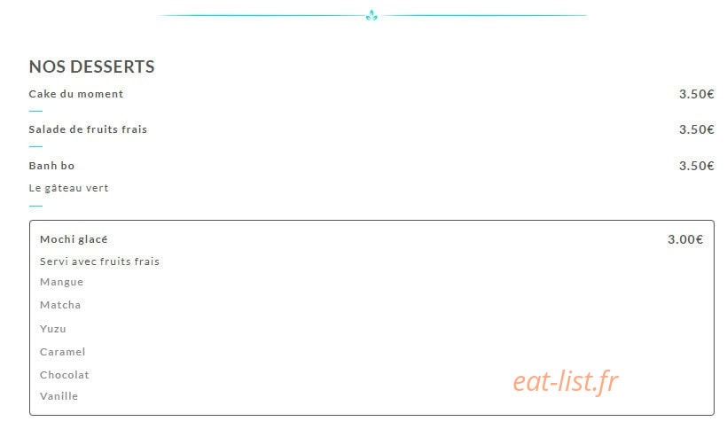 Ly-Lan Poke Bar — carte page 5