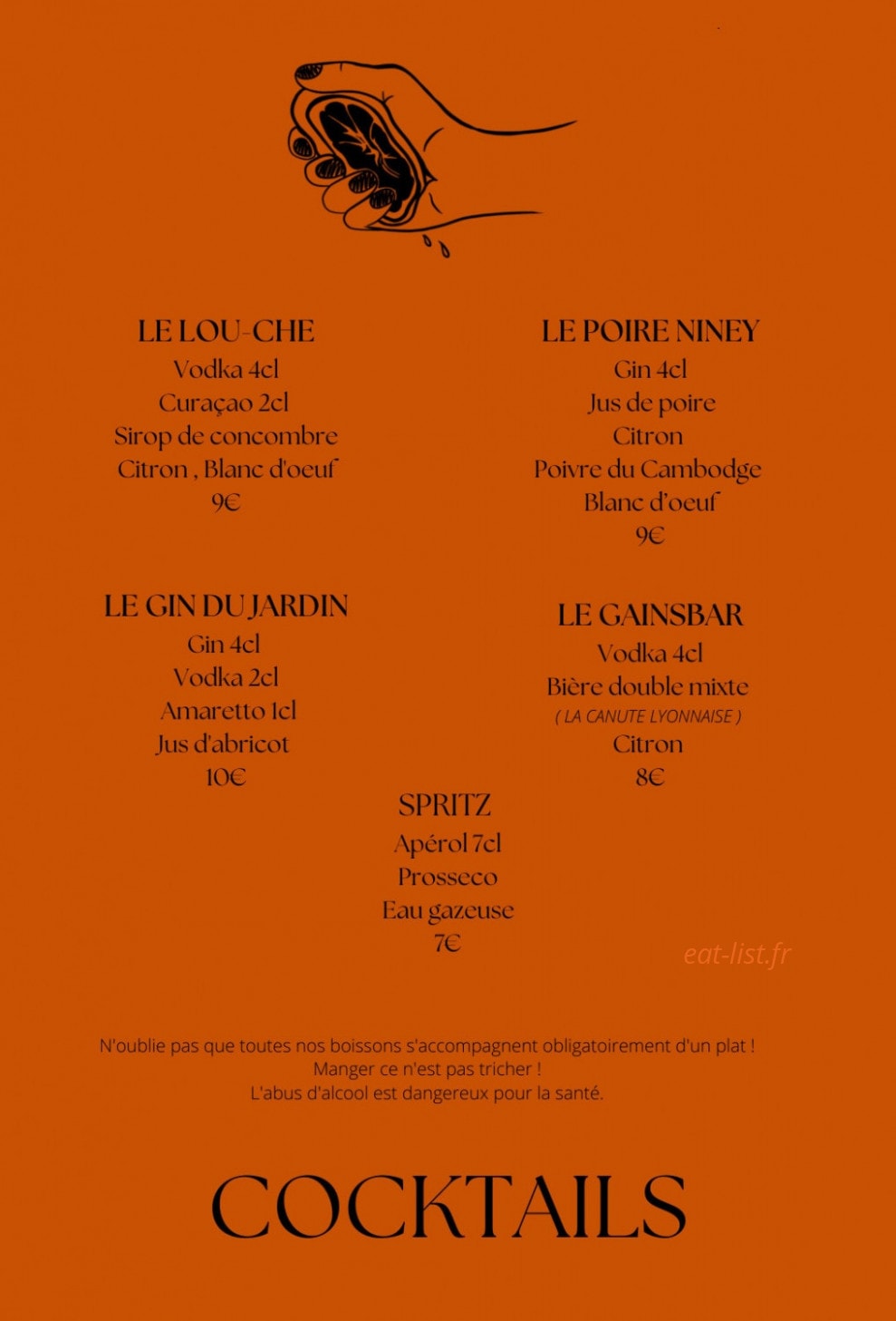 Madame Louve — carte page 2