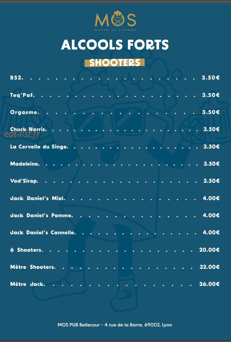 Mos Pub — carte page 5