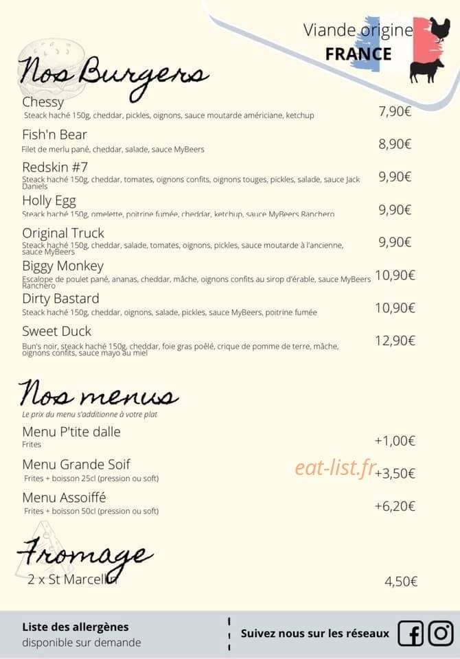 My Beers — carte page 2