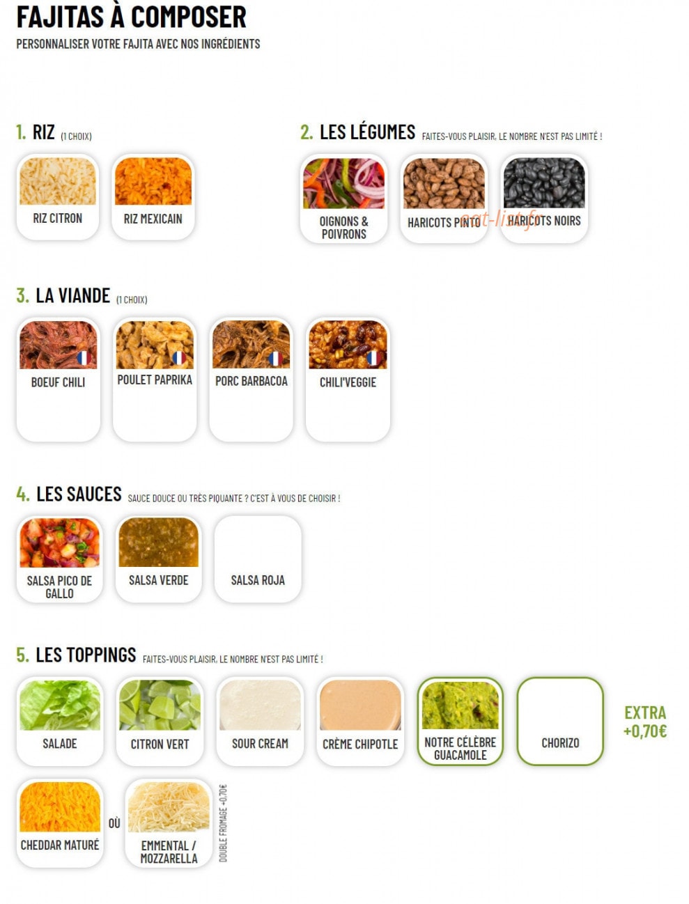 Nachos — carte page 1