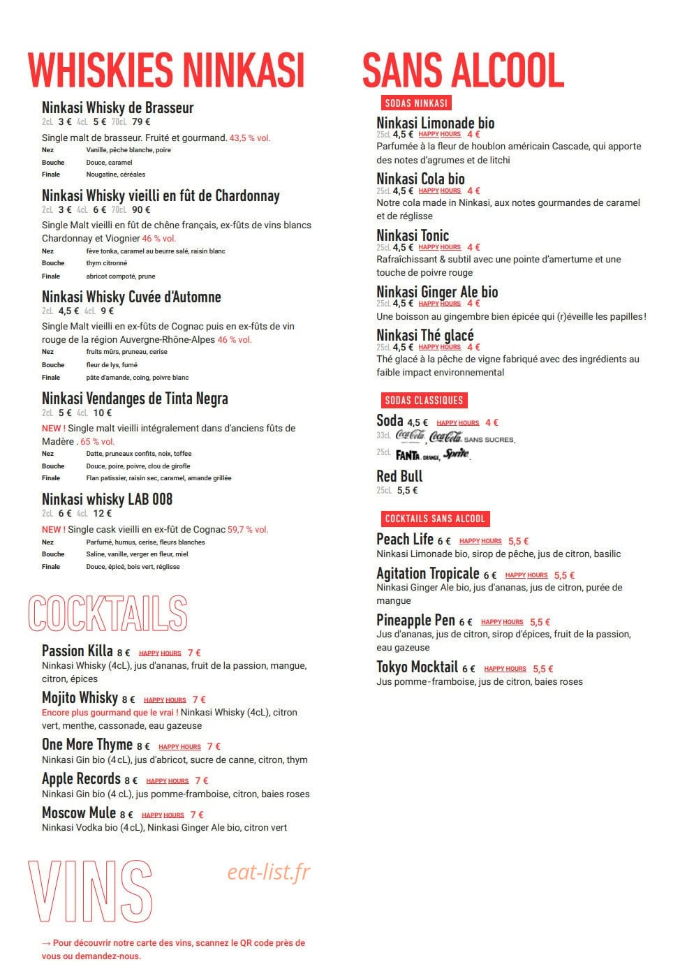 Ninkasi Cordeliers — carte page 3