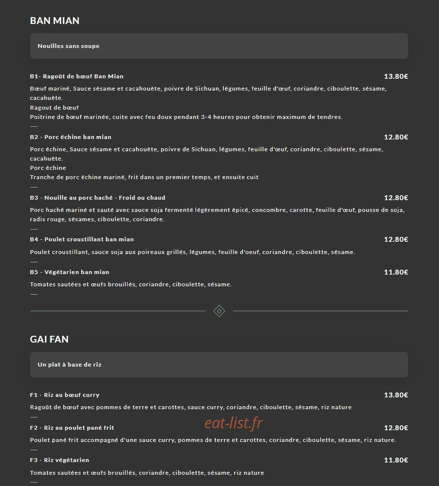 Nouyeah — carte page 2