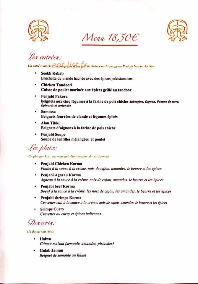 Penjabi Grill — carte page 2