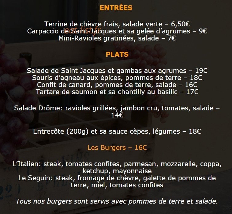 Pique Nique en Ville — carte page 1