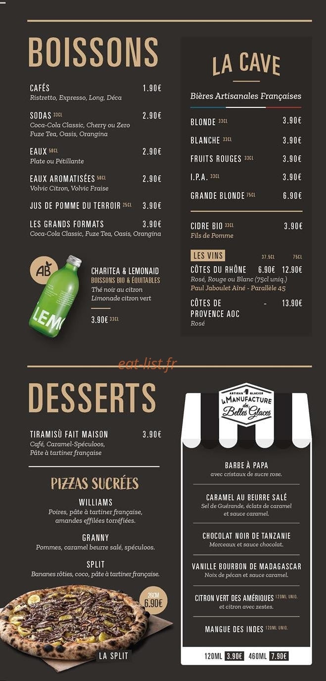 Pizza Cosy — carte page 5