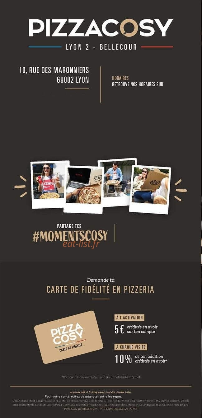 Pizza Cosy — carte page 6