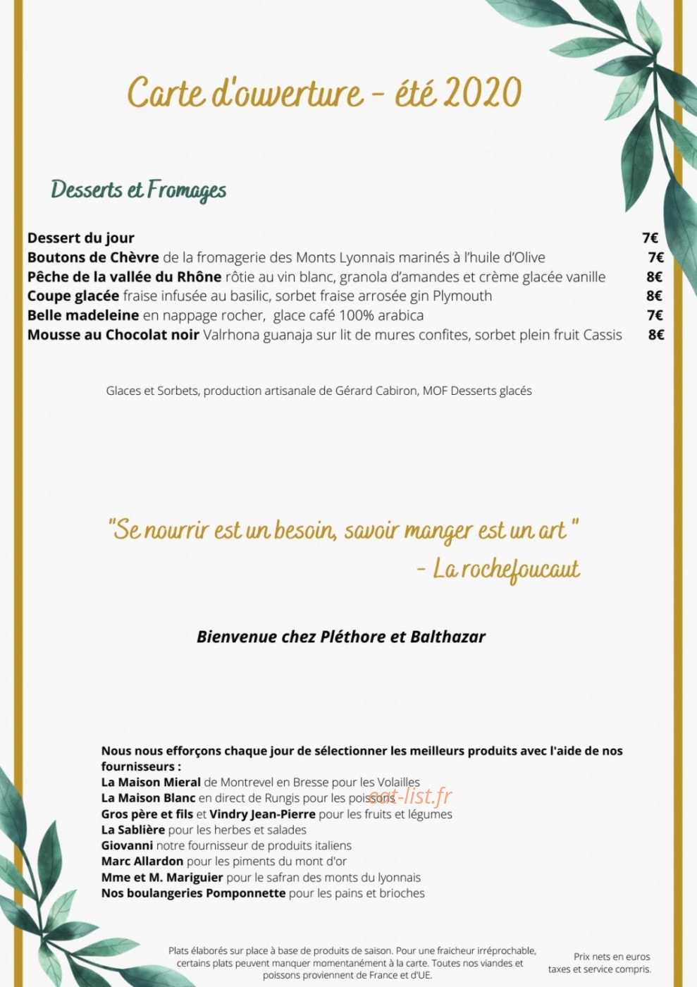 Pléthore et Balthazar — carte page 2