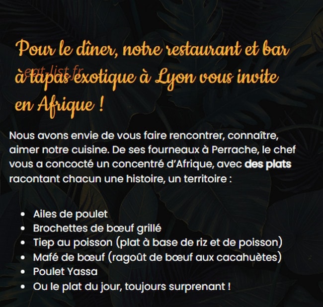 Tapas & moove — carte page 2