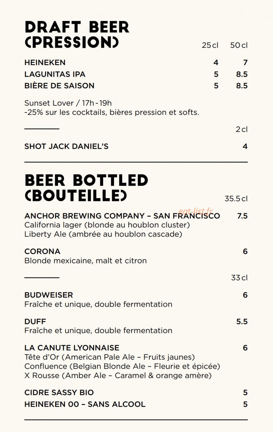 The Hill Club — carte page 2