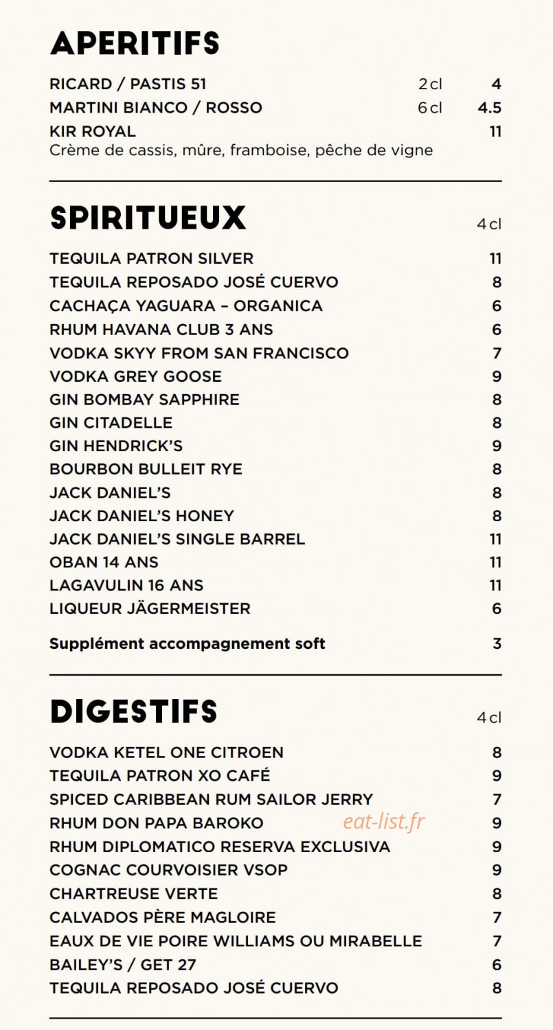 The Hill Club — carte page 9