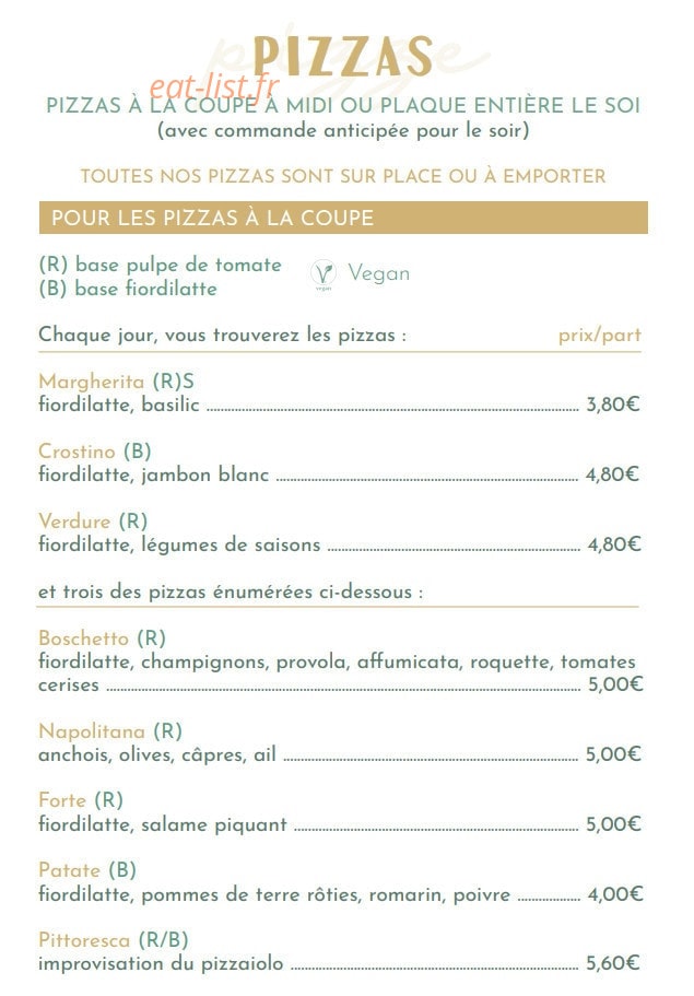 A Modo Mio — carte page 2