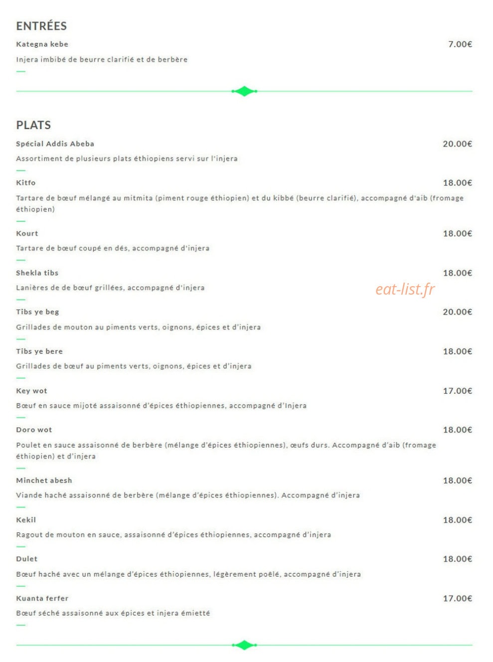 Addis Abeba — carte page 1