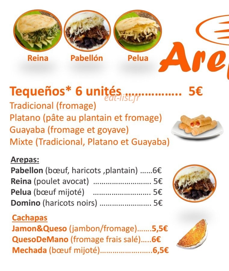 Arepado — carte page 3