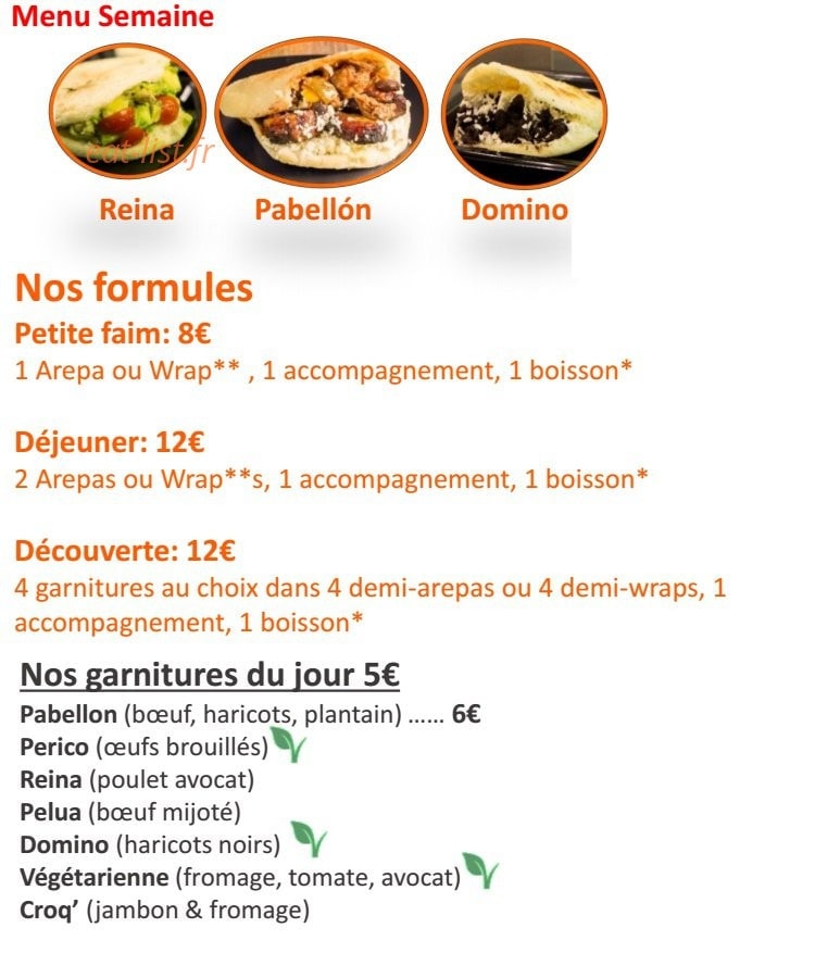 Arepado — carte page 1