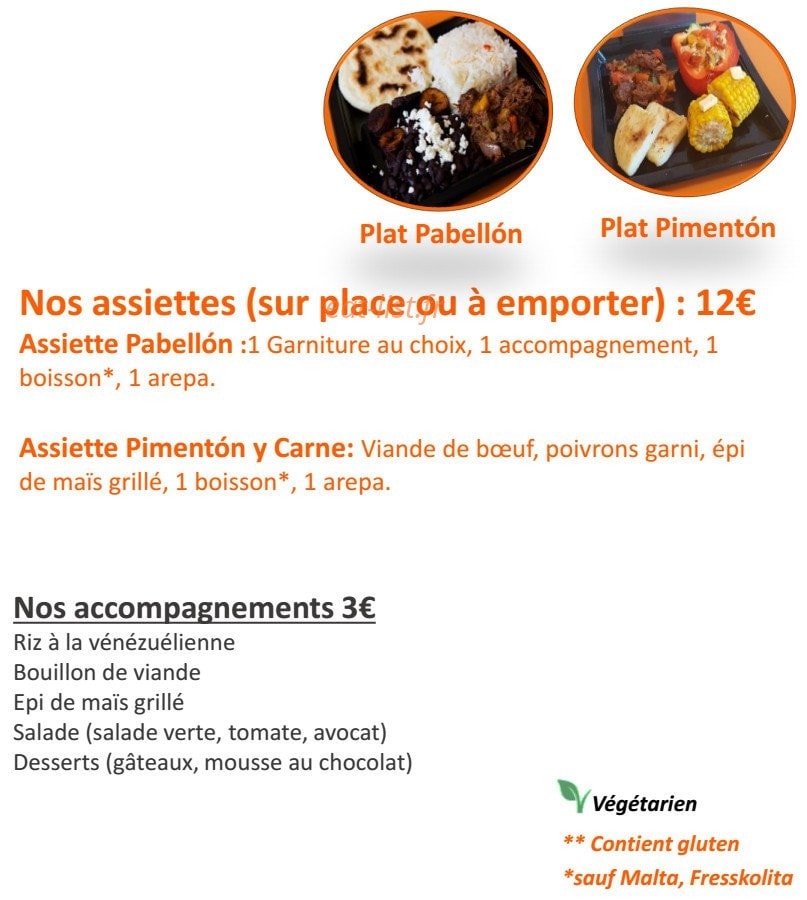 Arepado — carte page 2