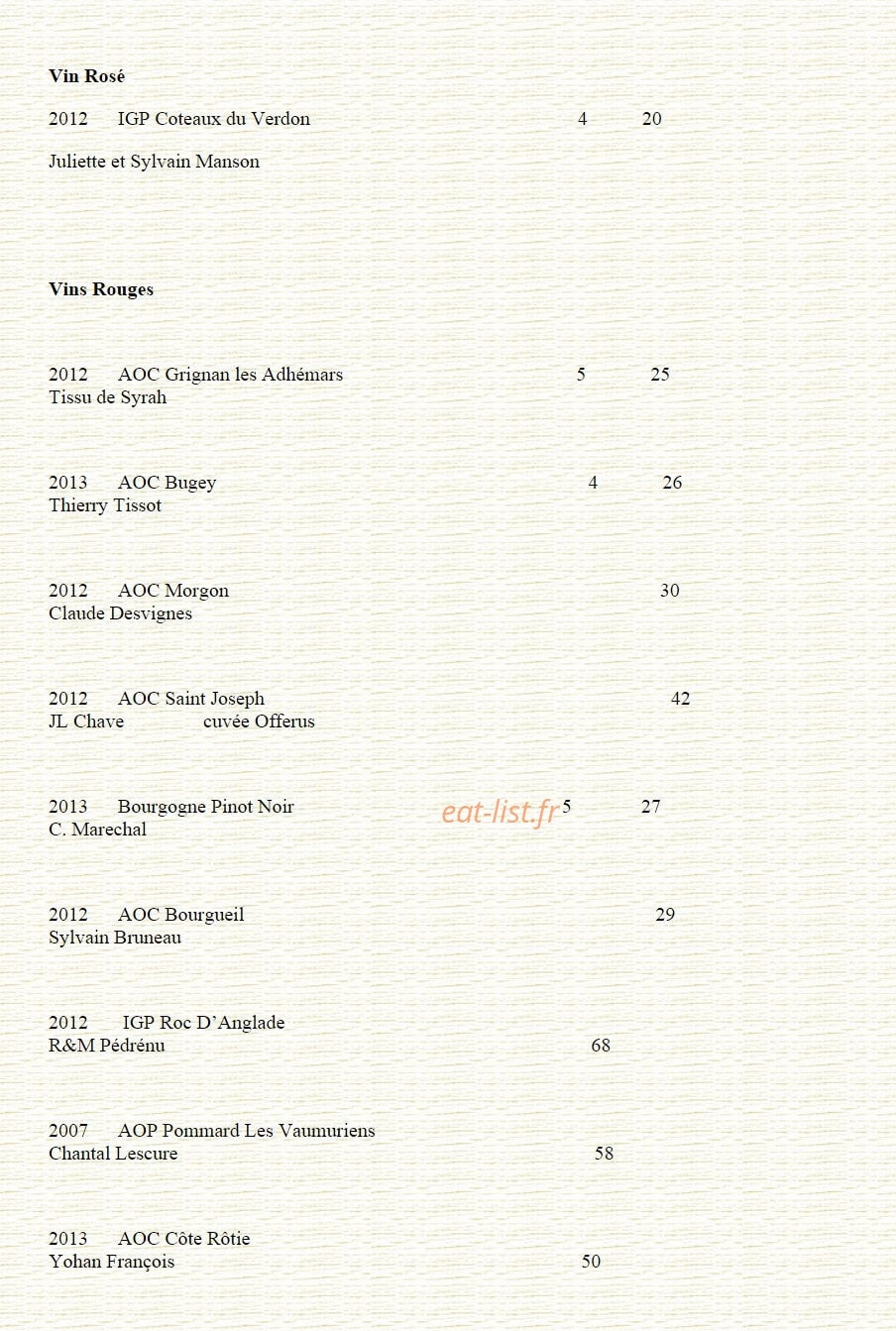 Arsenic — carte page 4