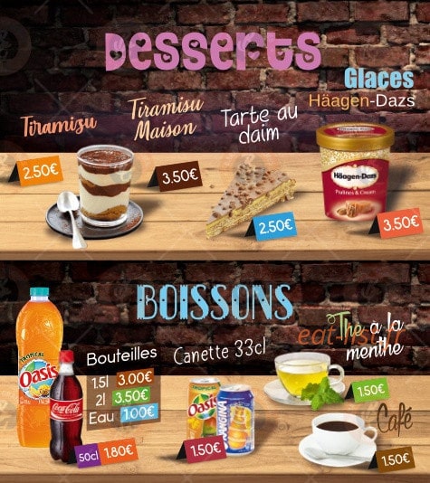 Barrios Gratinés — carte page 9