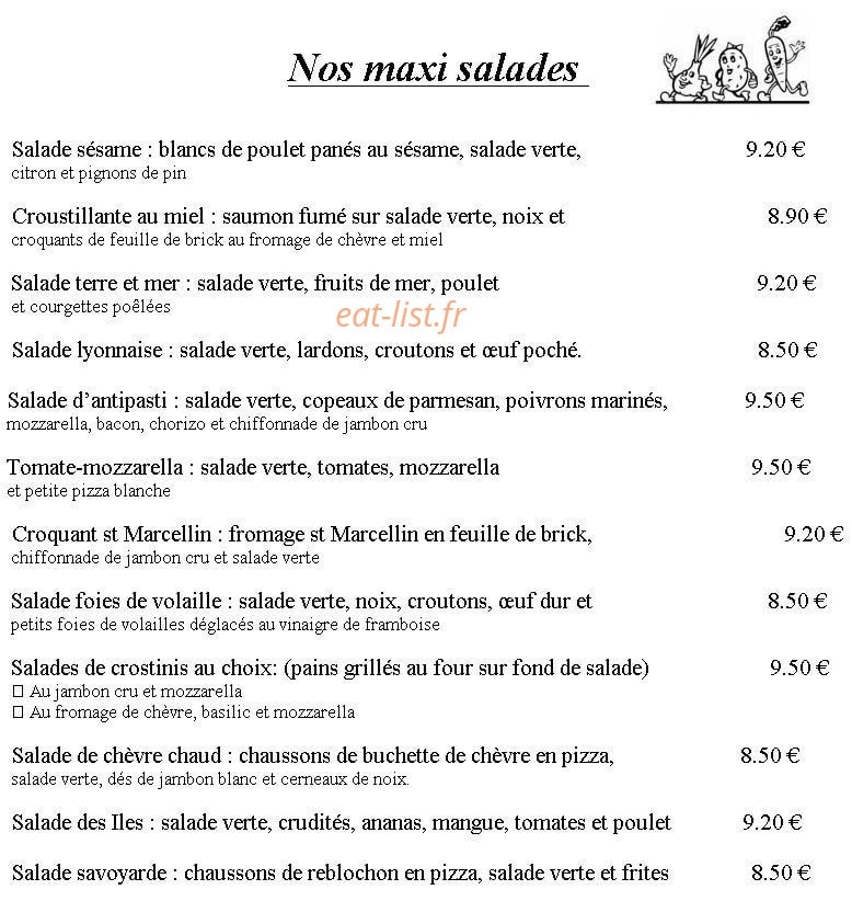 Chez Paolino — carte page 3
