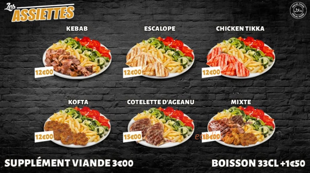 Chicken Palace — carte page 5