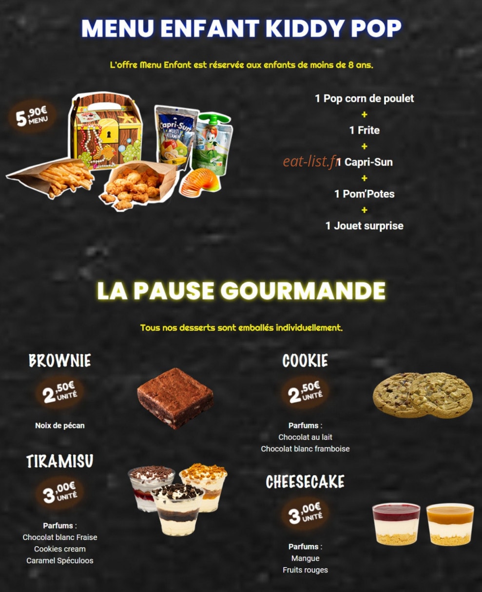 Chicken Time — carte page 7