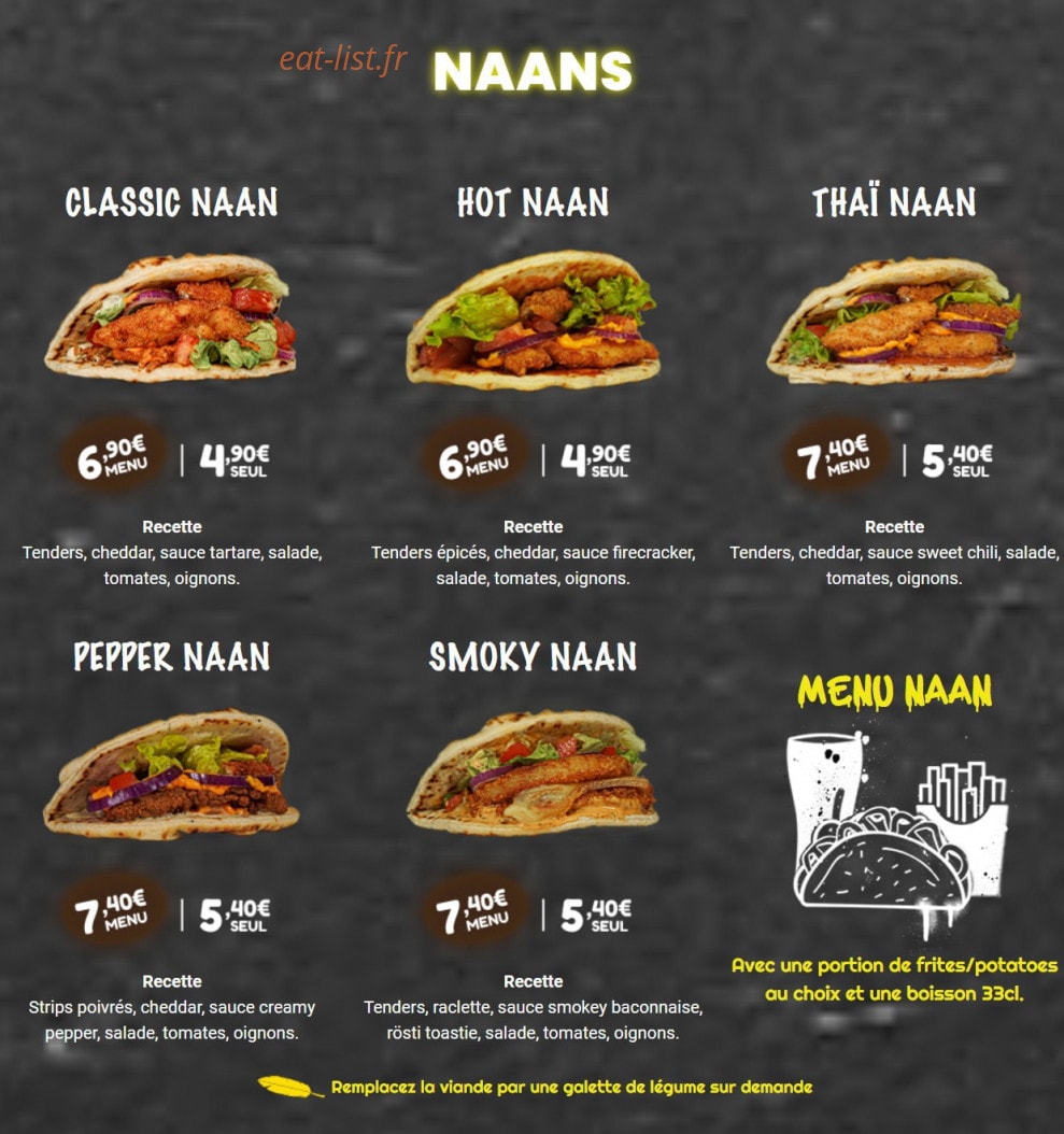 Chicken Time — carte page 5
