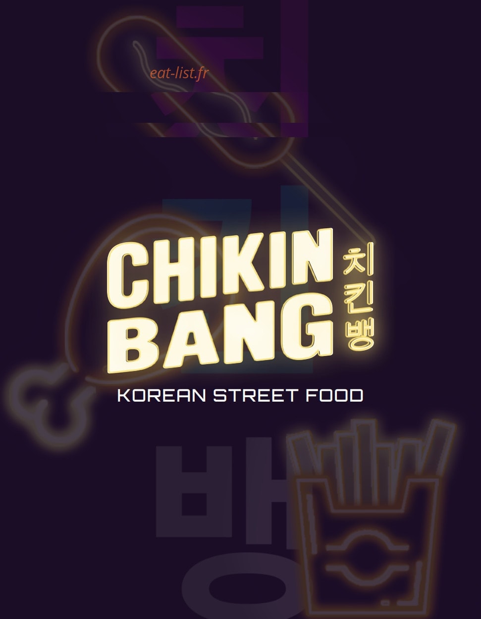 Chikin Bang — carte page 1