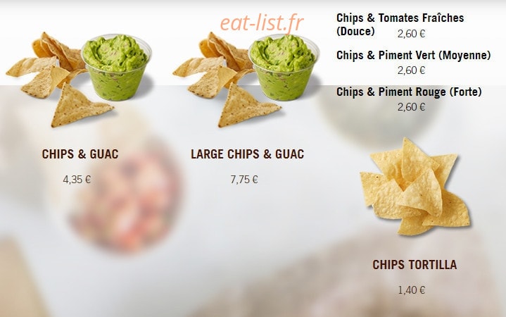 Chipotle — carte page 3