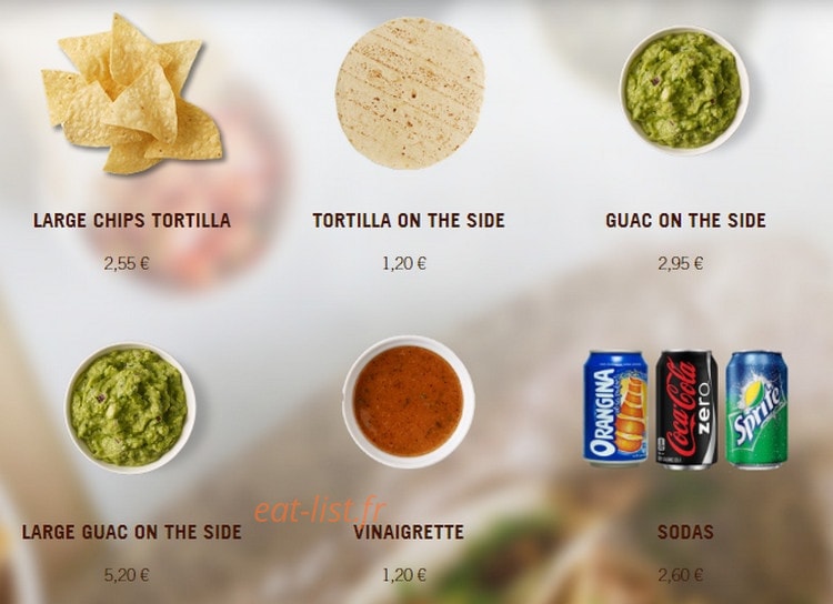 Chipotle — carte page 4