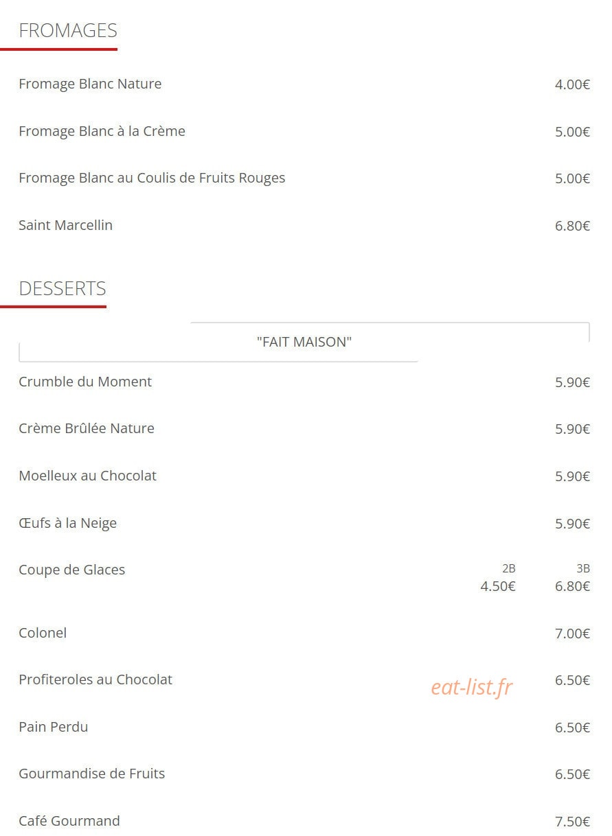 Comptoir 77 — carte page 3