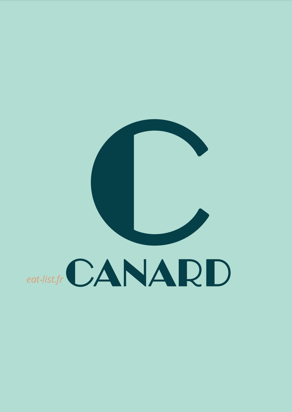 Copain Comme Canard — carte page 1