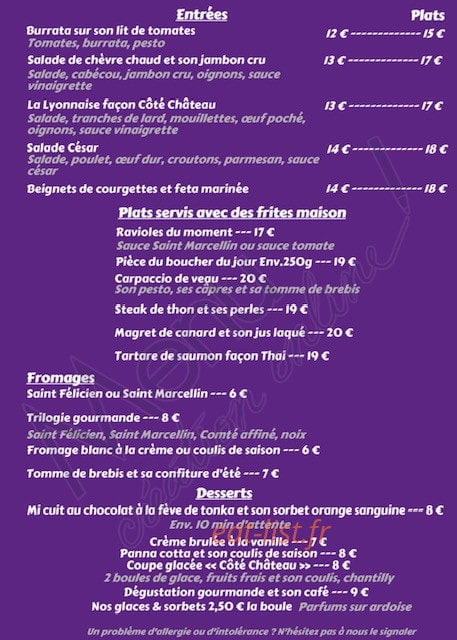 Coté Château — carte page 2