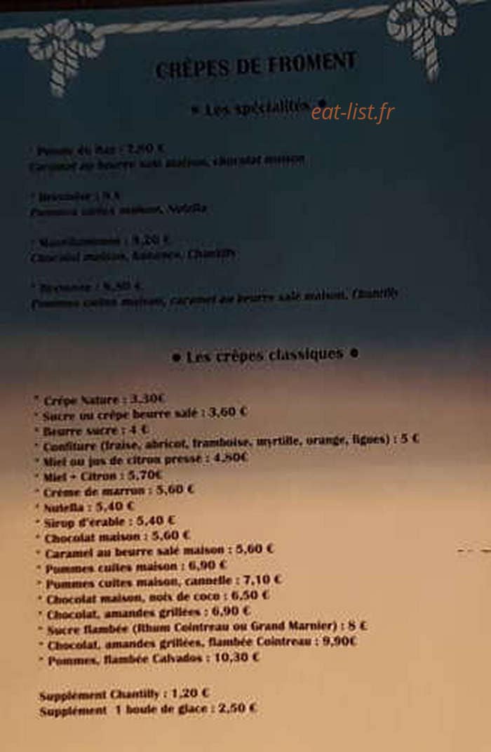 Creperie TI Breizh — carte page 4