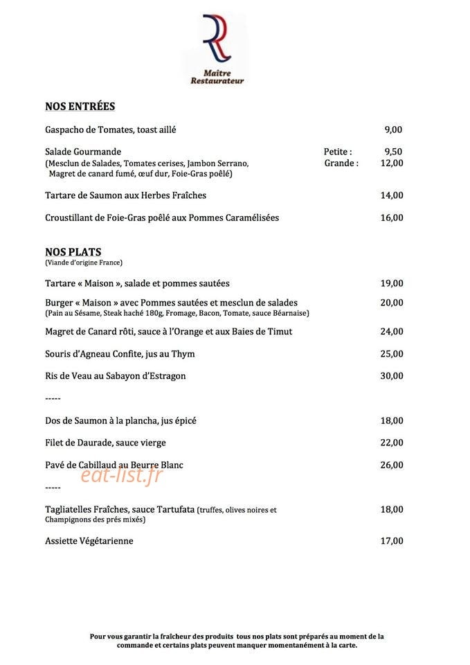 Cuisine en cours — carte page 1