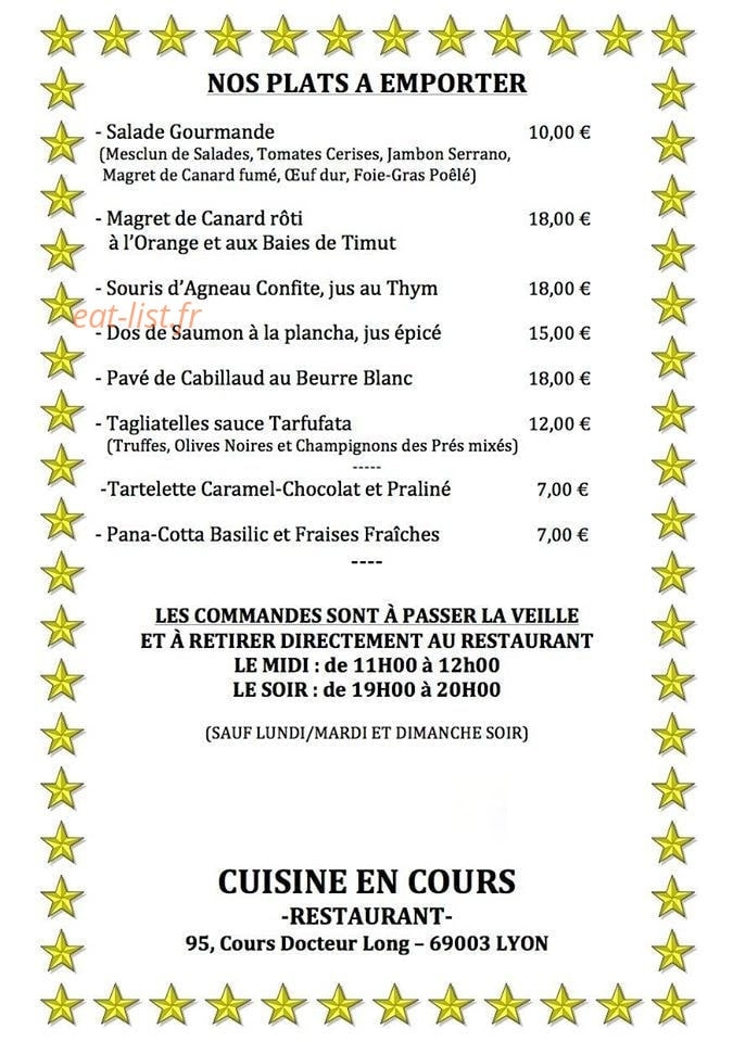Cuisine en cours — carte page 4