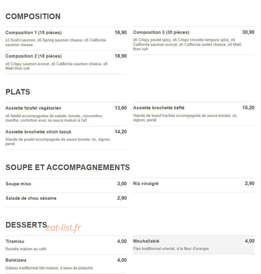 Fashimi — carte page 4