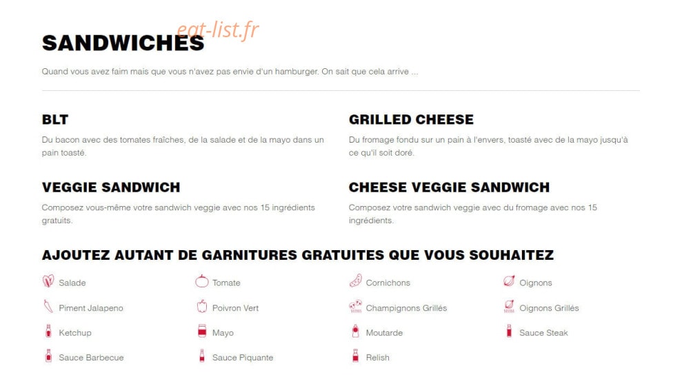 Five Guys — carte page 2