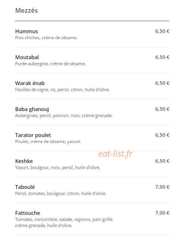 Grill Damas — carte page 2