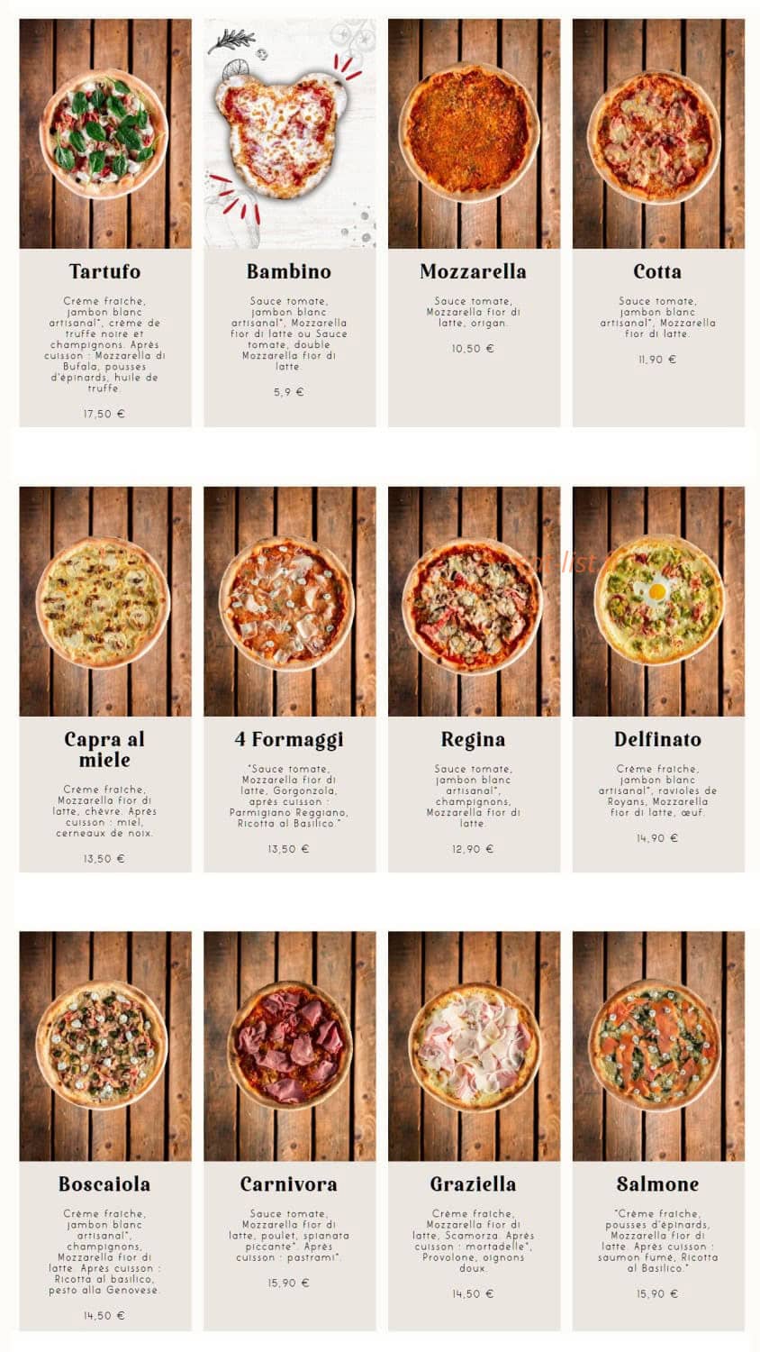 Jordan Tomas - Pizza Mamamia — carte page 4