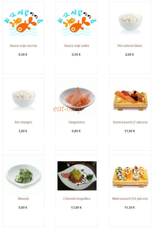 Kan Food — carte page 5