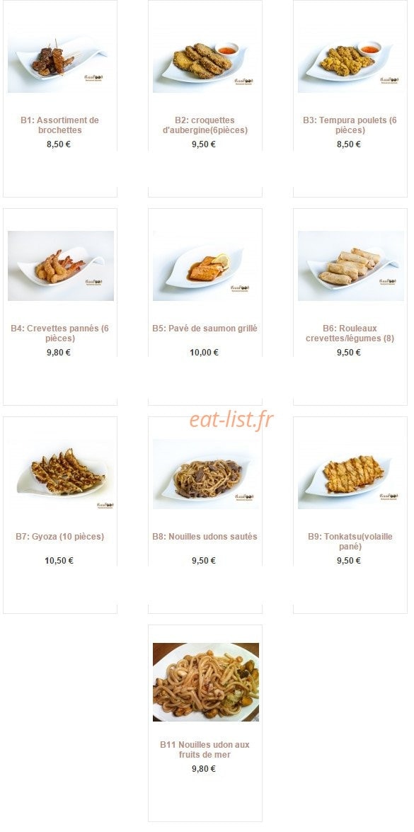 Kan Food — carte page 7