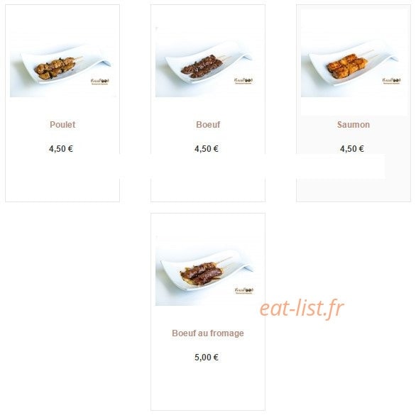Kan Food — carte page 8