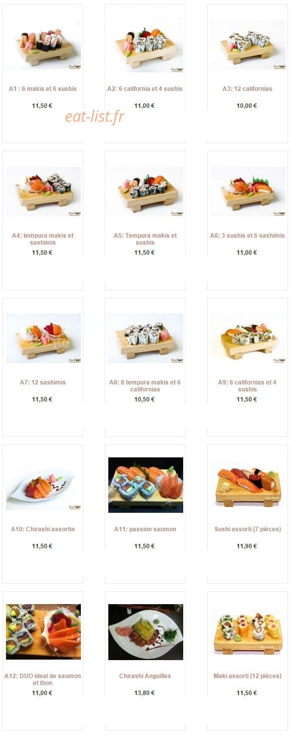 Kan Food — carte page 6