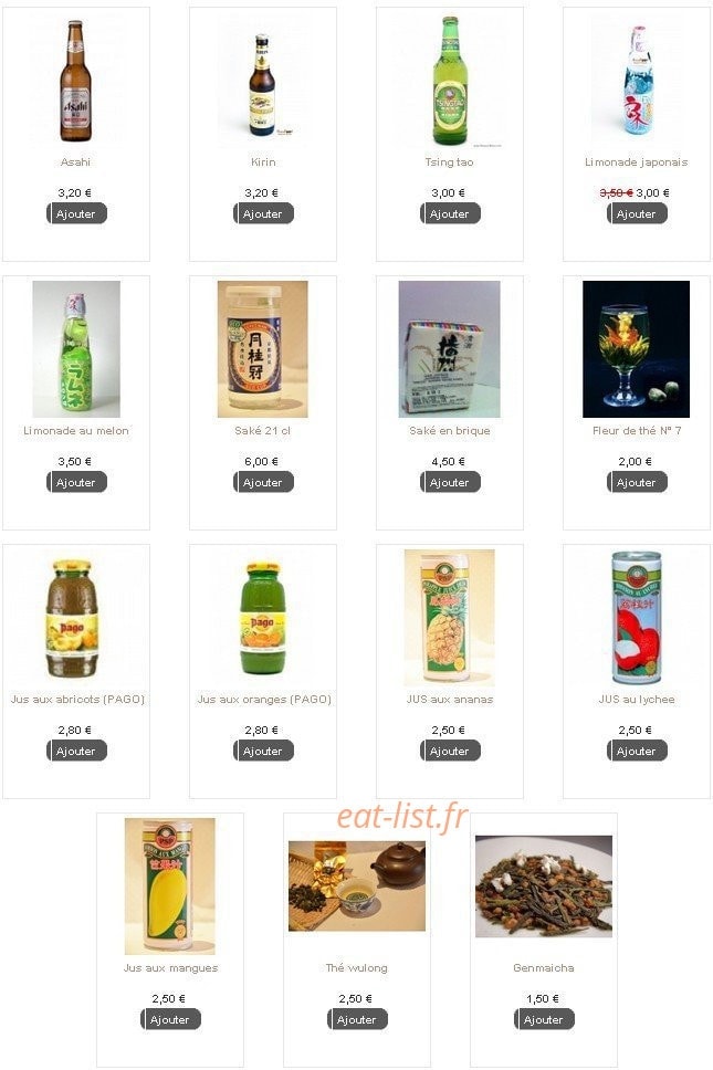 Kan Food — carte page 10
