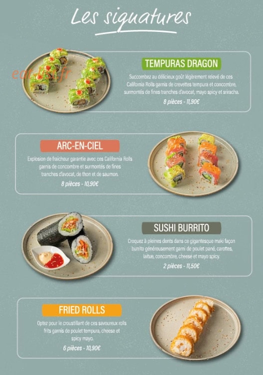 Kin Khao — carte page 1