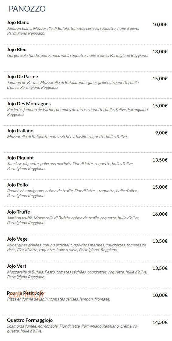 L'Affreux Jojo — carte page 1