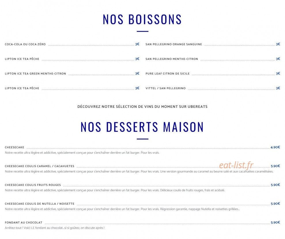 L'Atelier de la Poutine — carte page 2