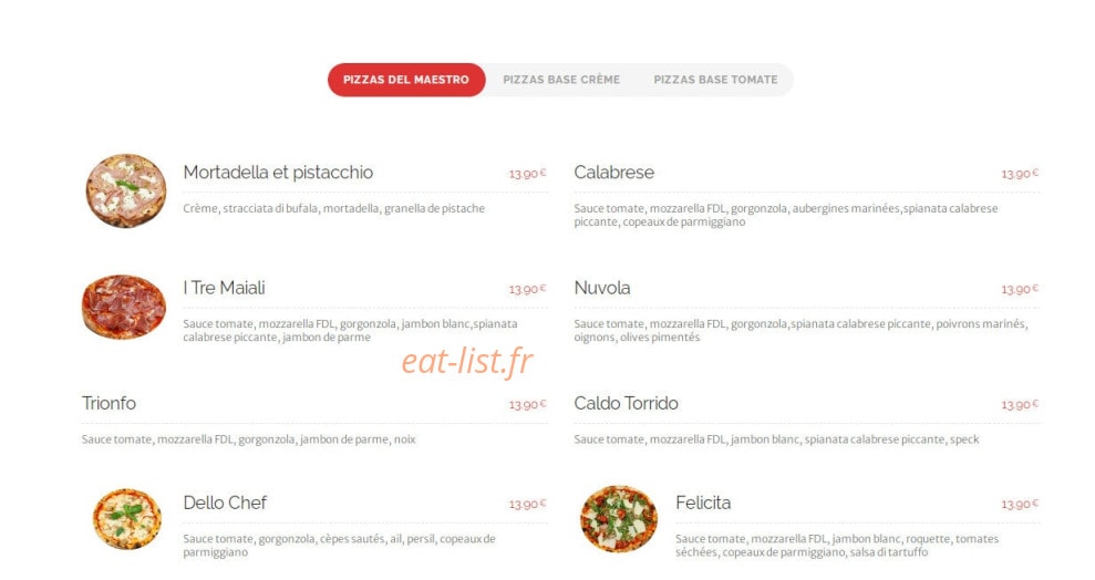 L'italianissima — carte page 1