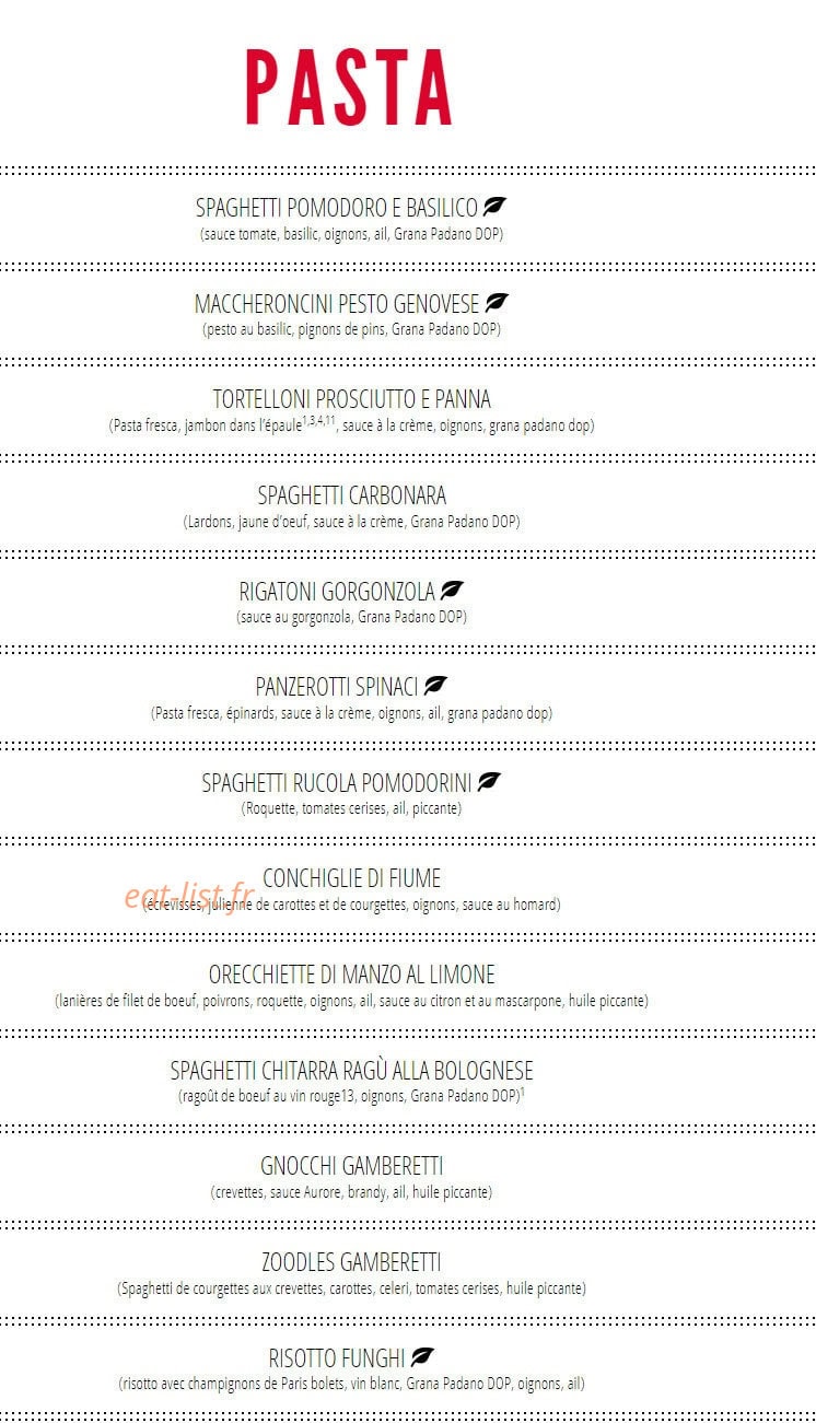 L'Osteria — carte page 4